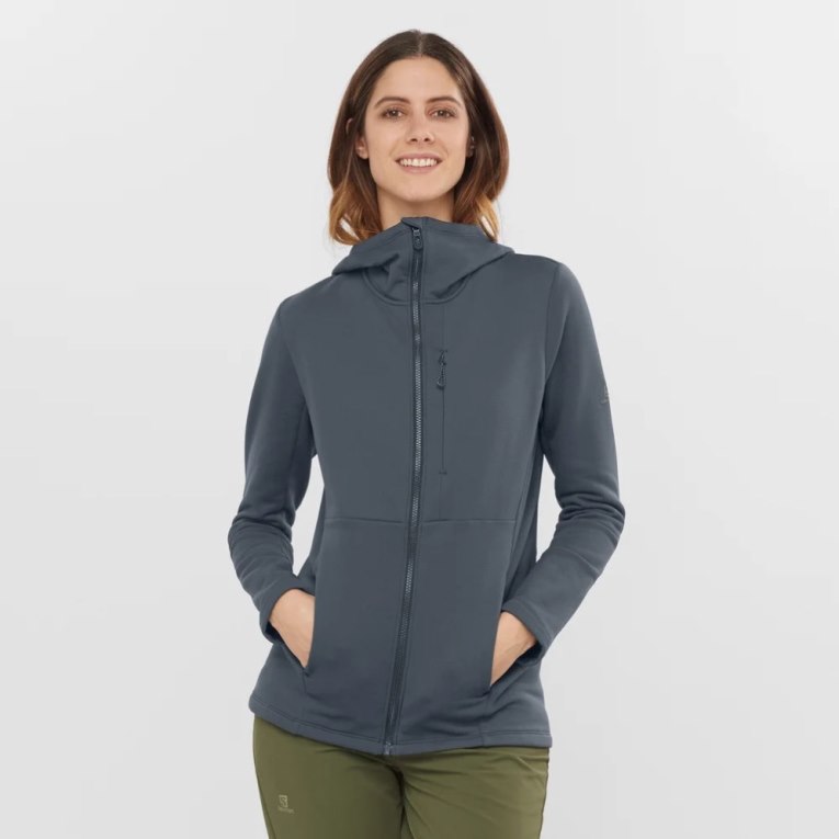 Casaco Salomon Essential Xwarm Feminino Pretas | PT B74390